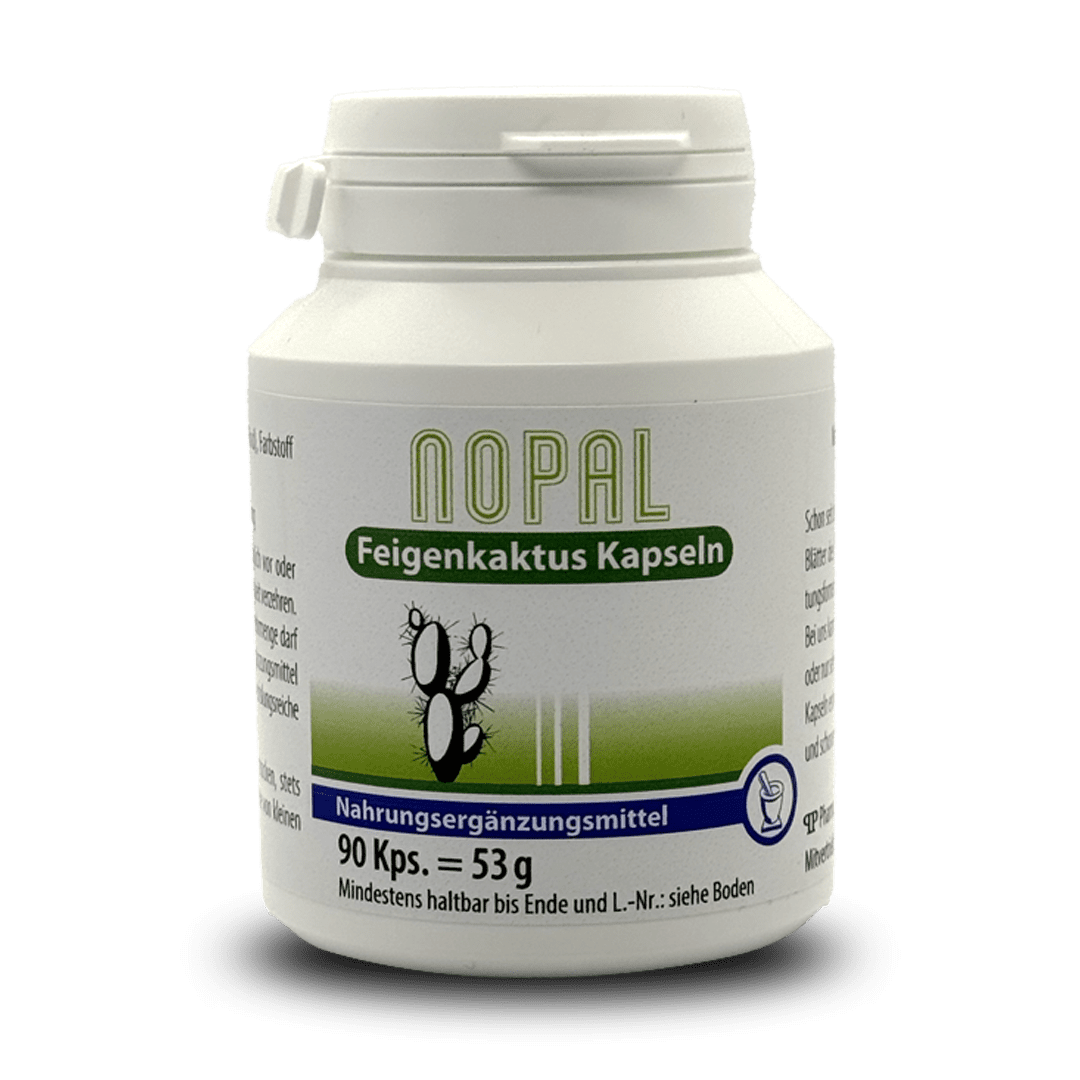 Nopal Feigenkaktus kapsel - Strohmedico